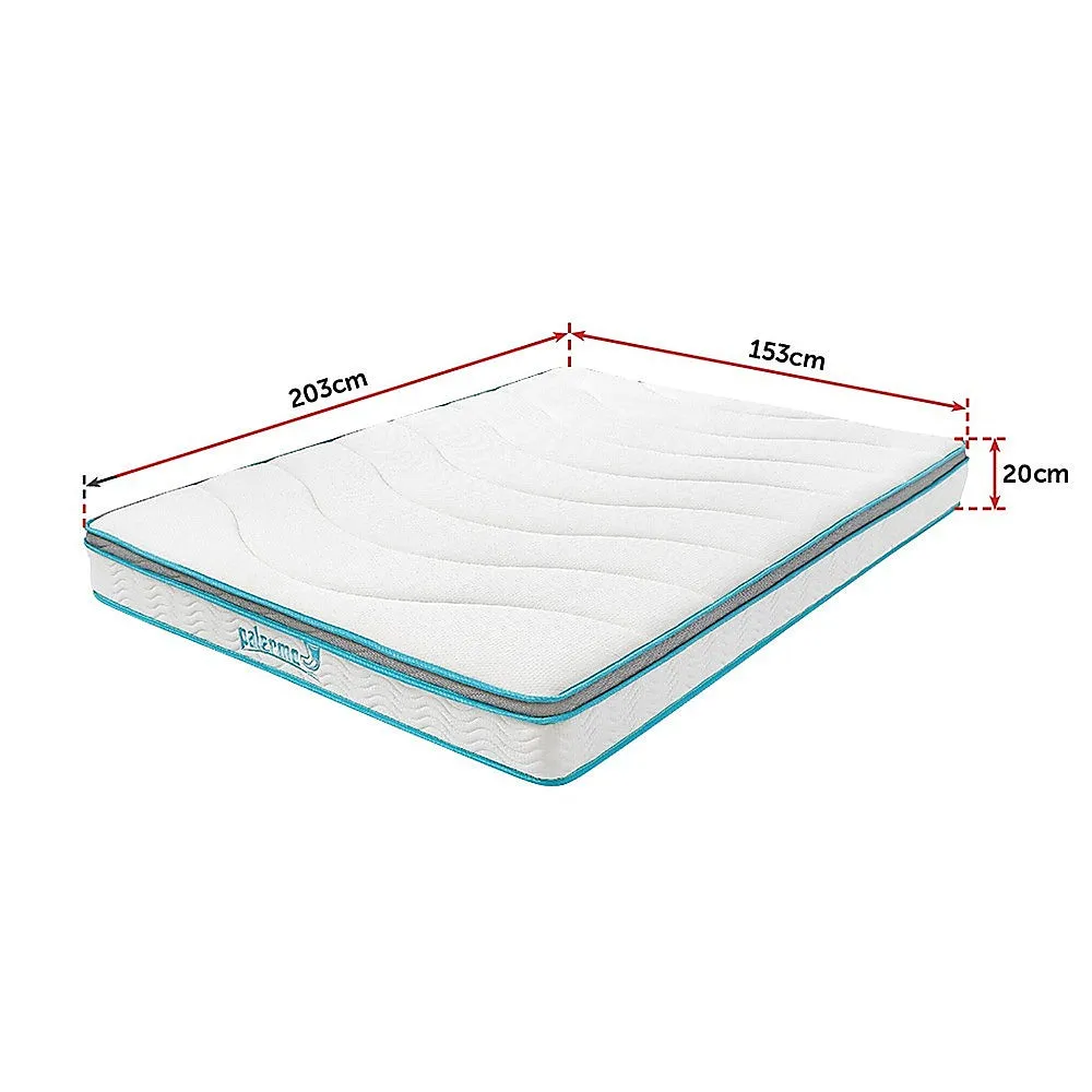 Medium Firm Queen Memory Foam Hybrid Mattress 20cm, Palermo