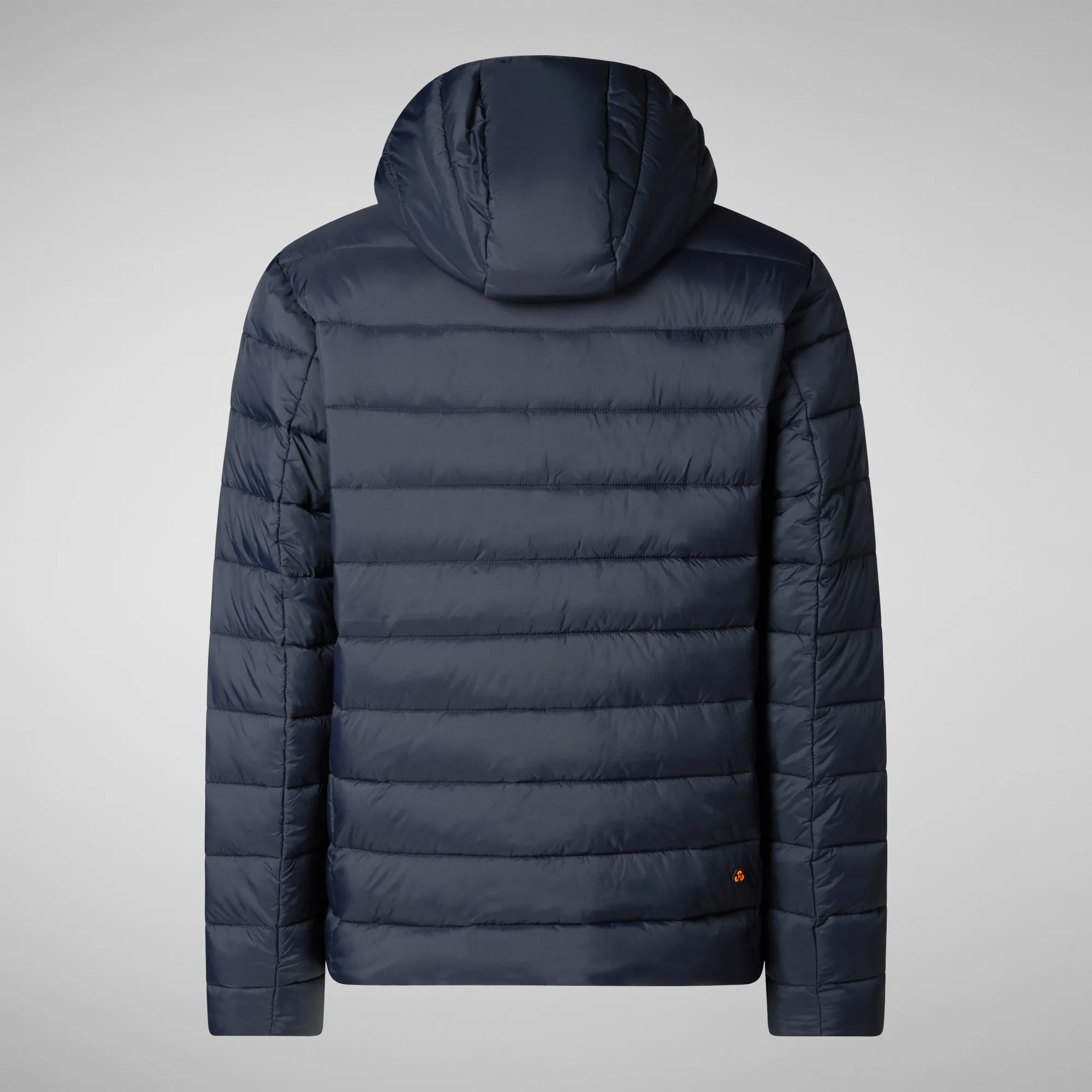 Men's  animal free hooded Animal free Puffer jacket Hector in blue black