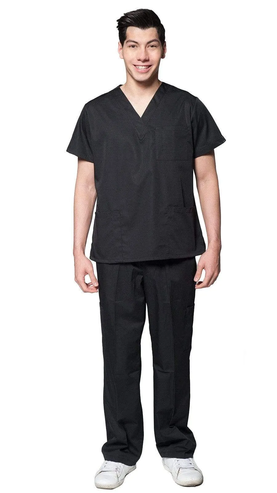 Men's Slim Fit 8 Pocket Uniform Scrubs - Style 103