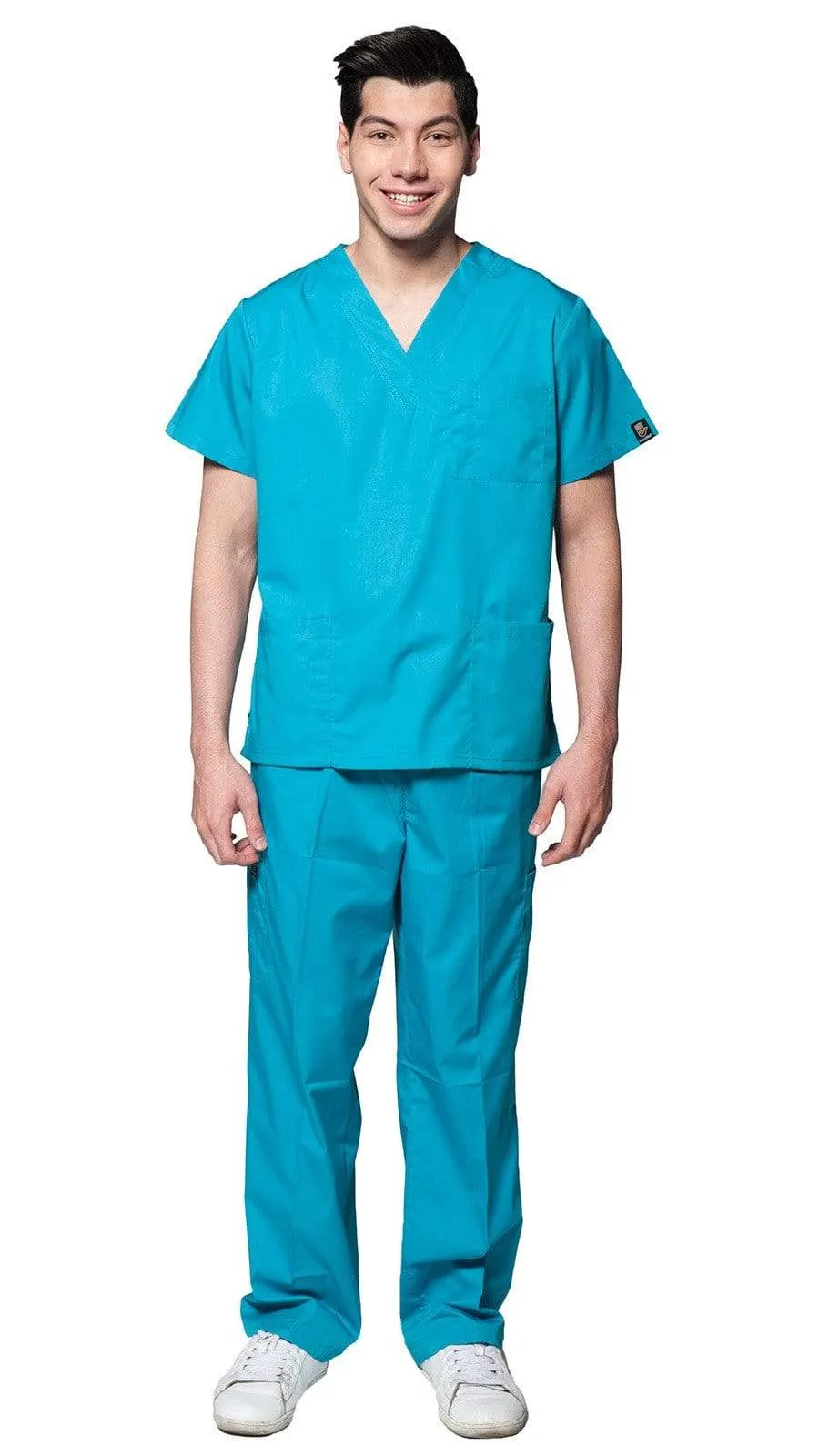 Men's Slim Fit 8 Pocket Uniform Scrubs - Style 103