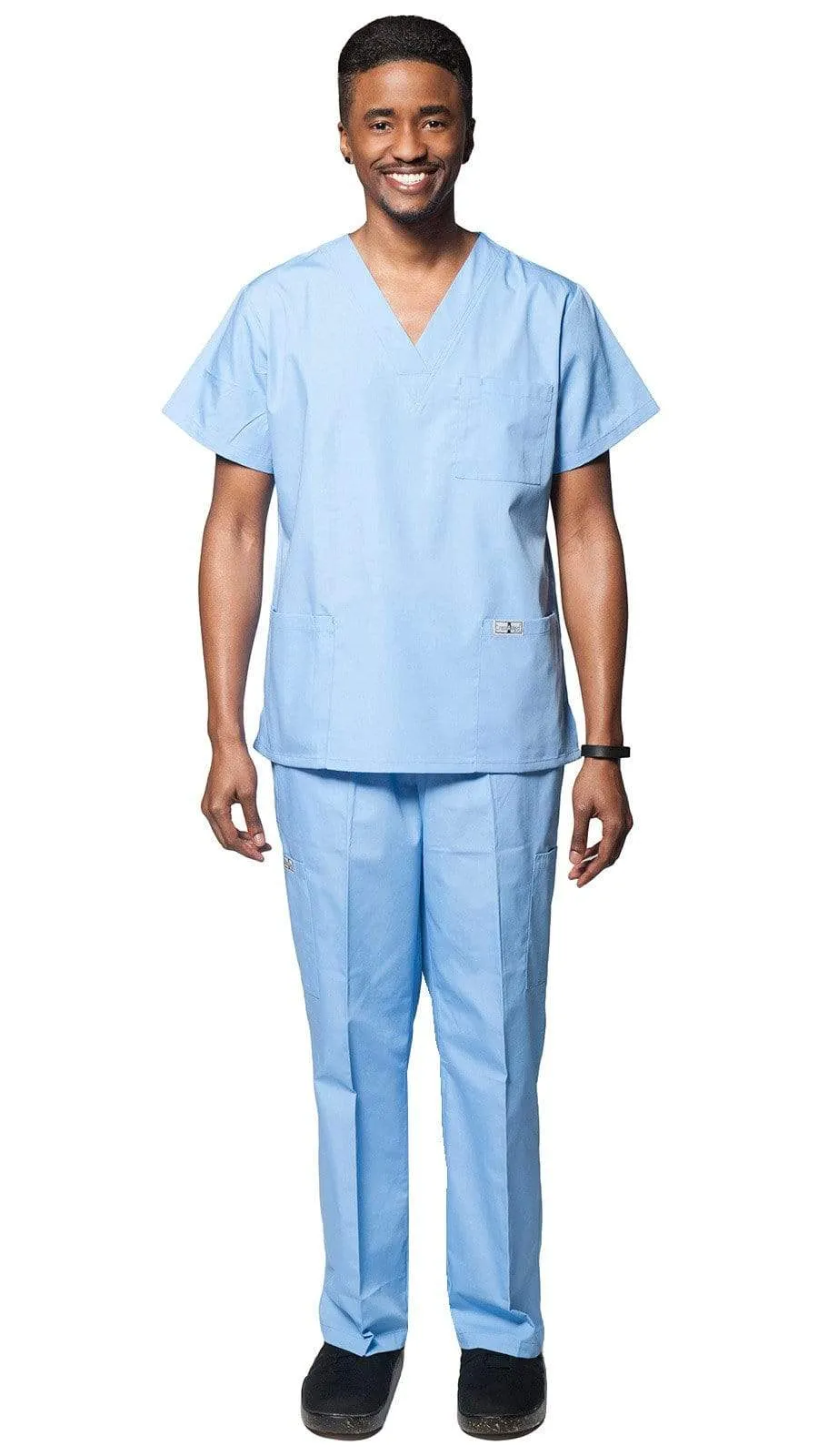 Men's Slim Fit 8 Pocket Uniform Scrubs - Style 103