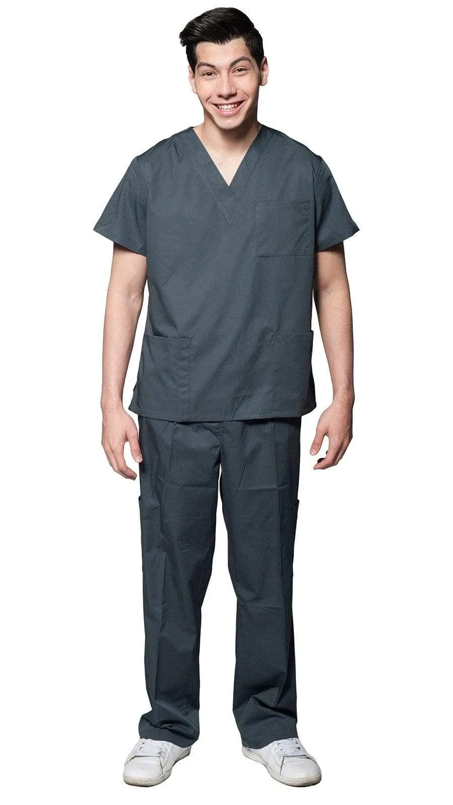 Men's Slim Fit 8 Pocket Uniform Scrubs - Style 103