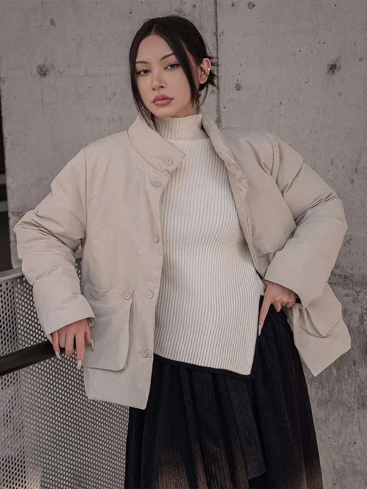 Mitsuki Puffer Coat - Sand