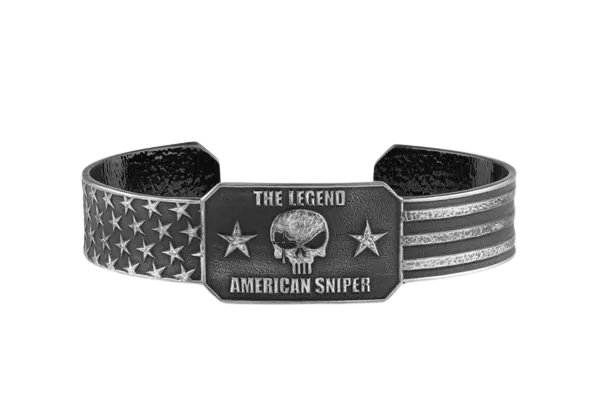 Montana Silversmiths The Legend Chris Kyle Cuff Bracelet