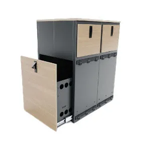 Moon Kitchen 2.0 Module 65 With Cargo Drawer or Fridge Slide