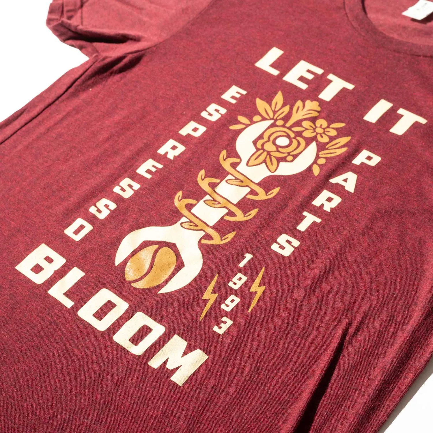 M's Let It Bloom T-Shirt - Vino Red