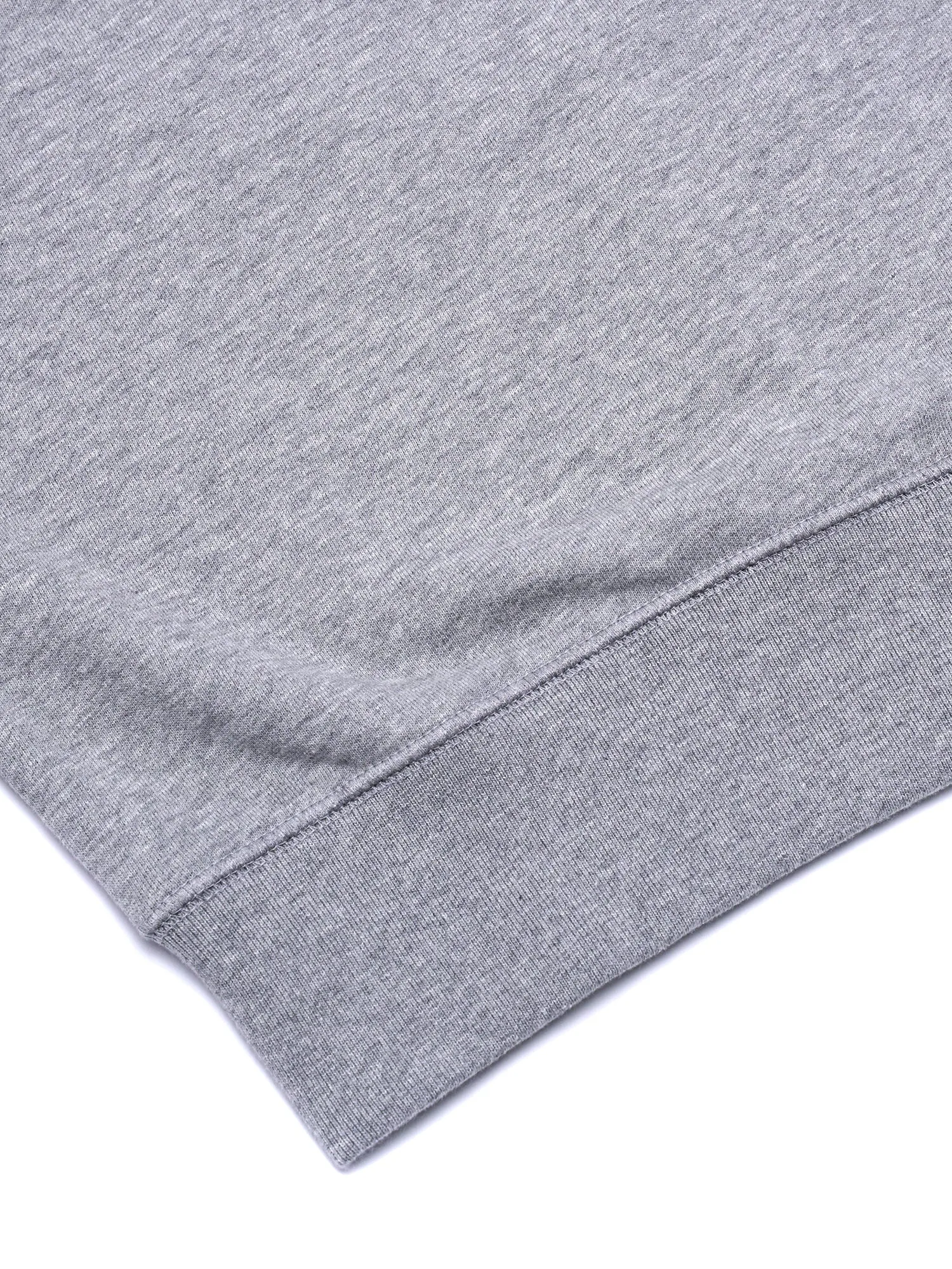 M_SWEATSHIRT FOX HEAD PATCH_GREY MELANGE