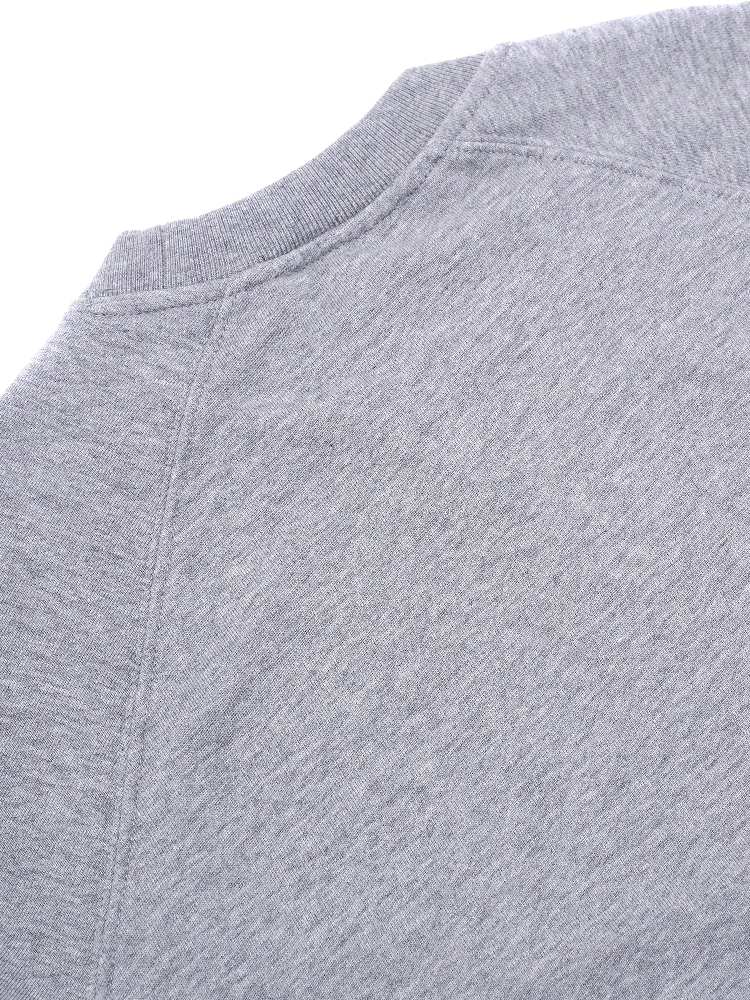 M_SWEATSHIRT FOX HEAD PATCH_GREY MELANGE