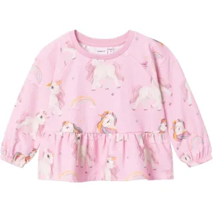 Name It Parfait Pink Harumi Sweatshirt