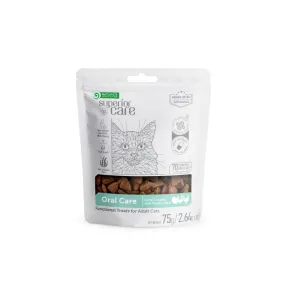 Nature's Protection Superior Care Oral Care Cats Dental Treats For Adult Cats Of All Breeds With Poultry And Seaweed