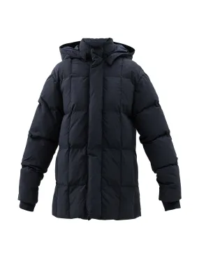 Navy padded puffer jacket