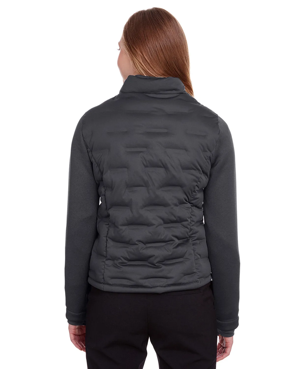 North End NE710W Ladies' Loft Pioneer Hybrid Bomber Jacket