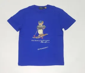 Nwt Polo Ralph Lauren Royal Blue Ski Bear Tee