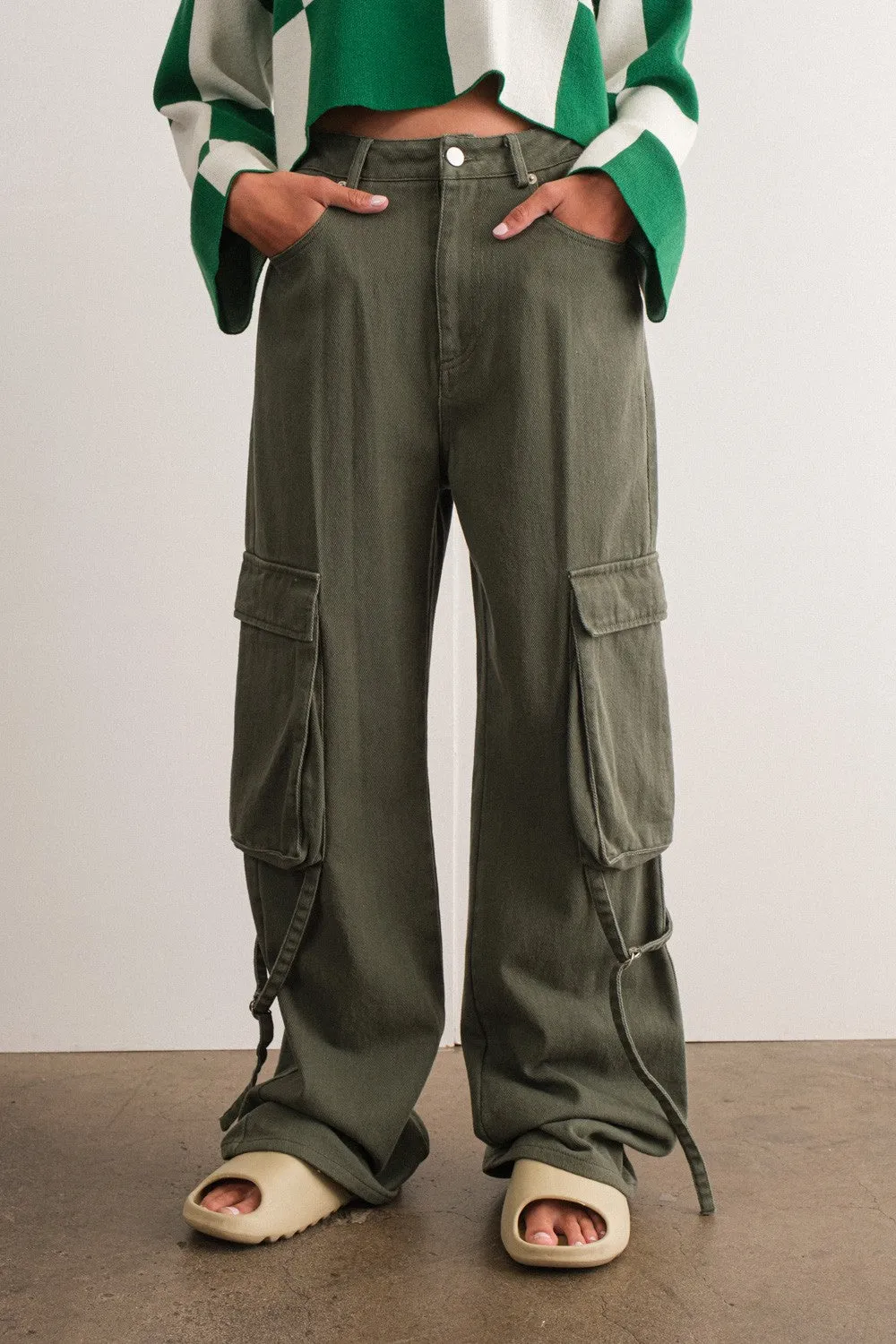 Olive Cargo Pants