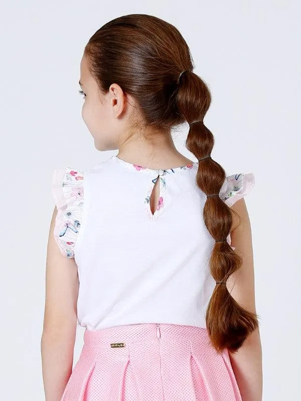 One Friday Pink Butterfly Top