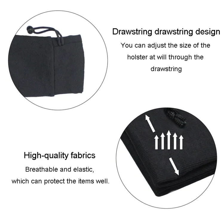 Outdoor Hunting Knit Dust Cover Storage Bag, Size: 140cm Black