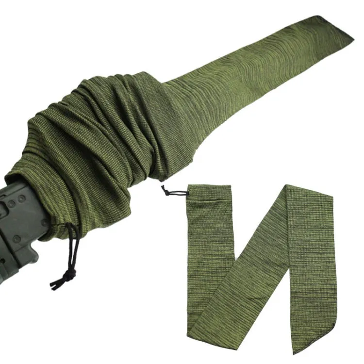 Outdoor Hunting Knit Dust Cover Storage Bag, Size: 140cm Green