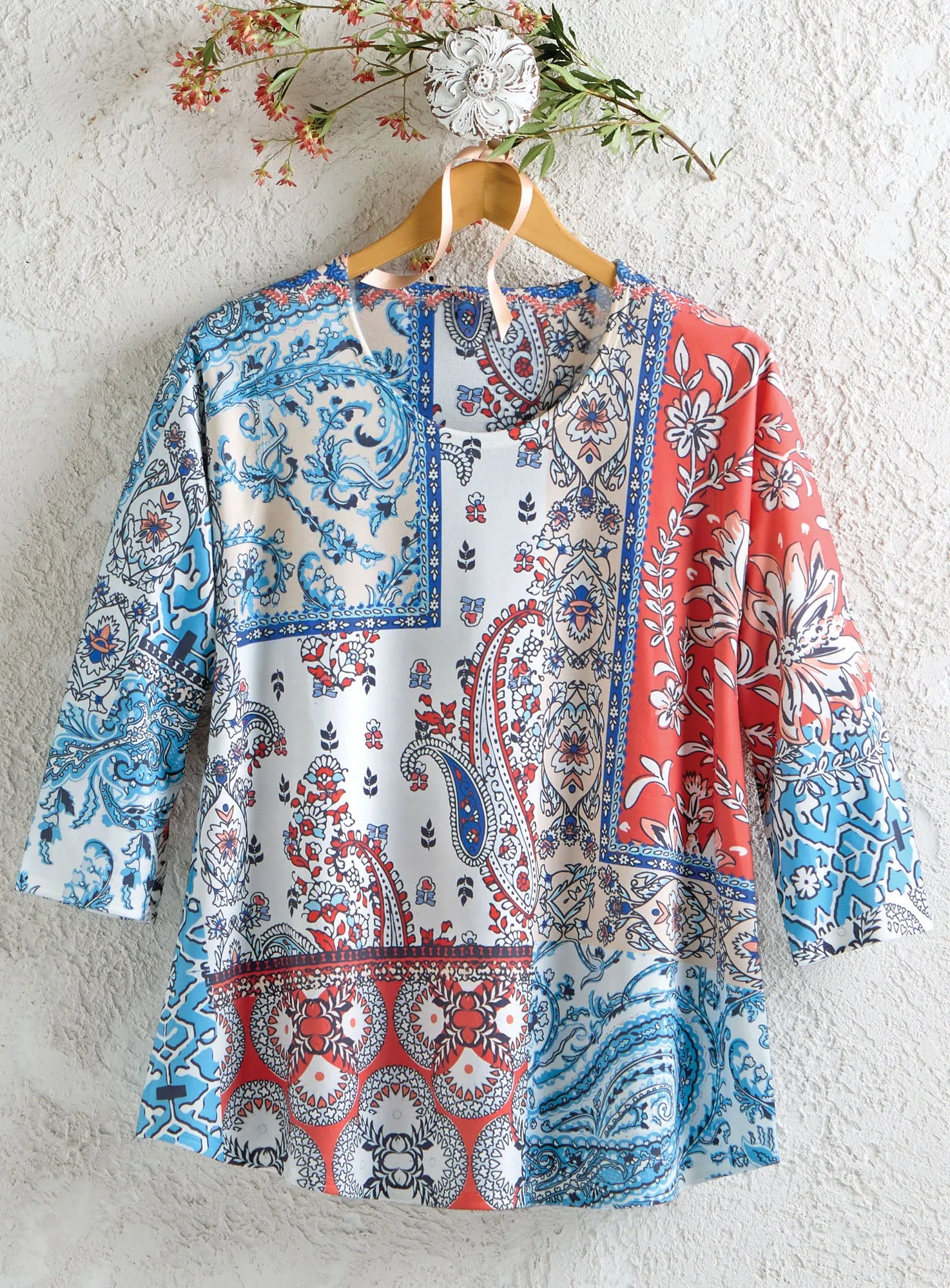 Paisley Patchwork Top