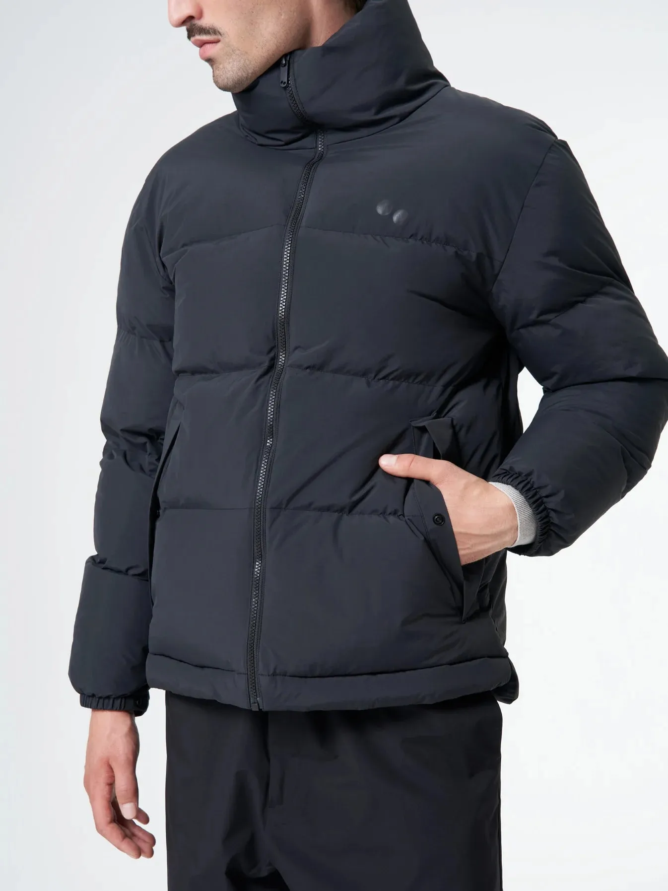 pinqponq Puffer Jacket Unisex Peat Black