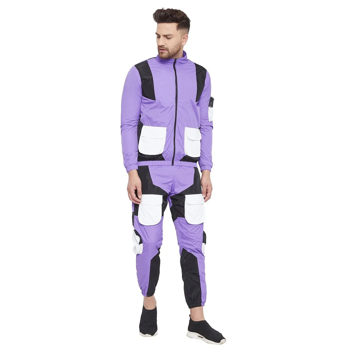 Plum Cargo Light Weight Jacket