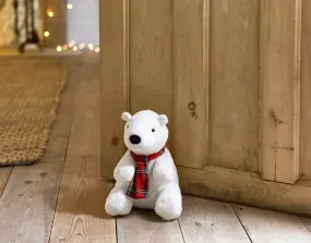 Polar Bear Soft Beanie Doorstop Novelty