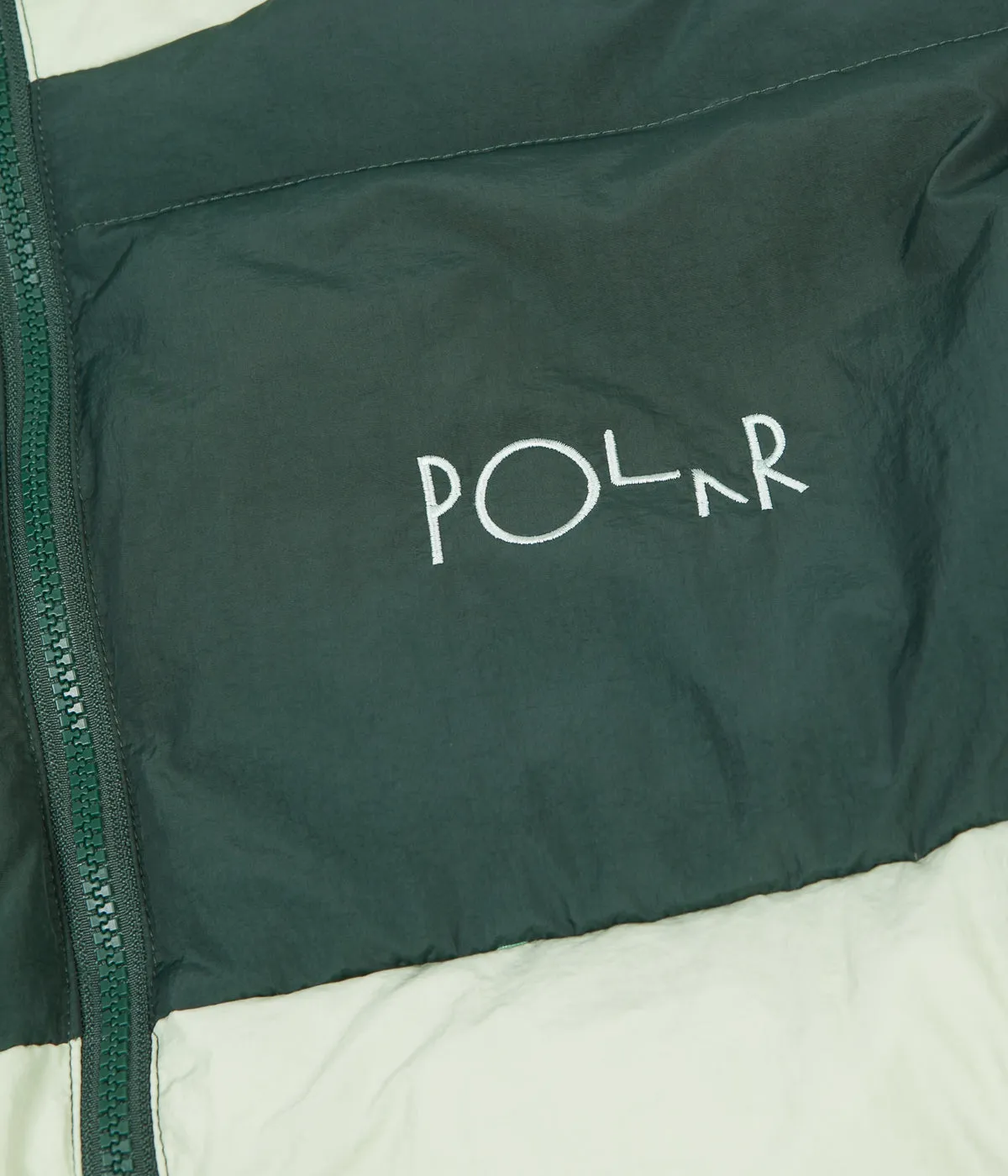 Polar Combo Puffer Jacket - Green / Seafoam Green