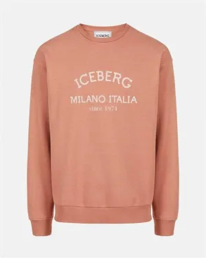 Print Logo Sweatshirt (Brick) - I24E05D63174371