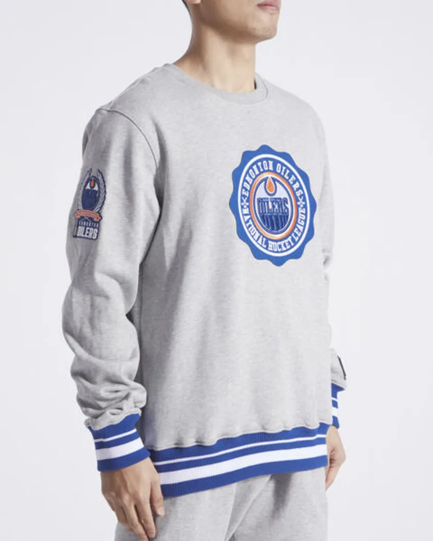 Pro Standard NHL Men's Edmonton Oilers Emblem Sweatshirt