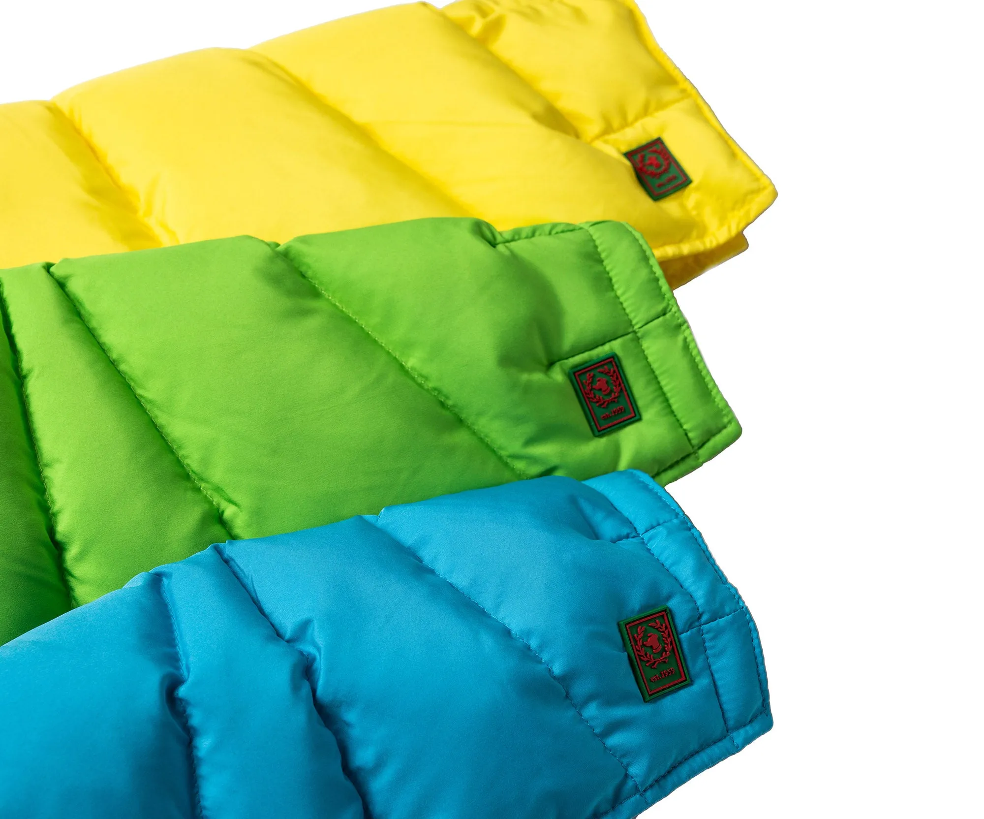 Puffer Coat (Synthetic Filled) | Yellow, Lime, Turquoise 3 Color Options