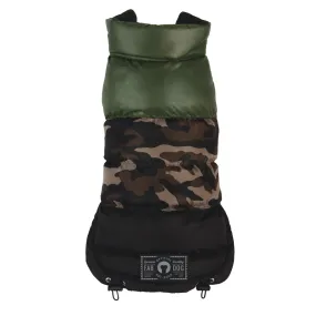 Puffer Dog Coat - Camo