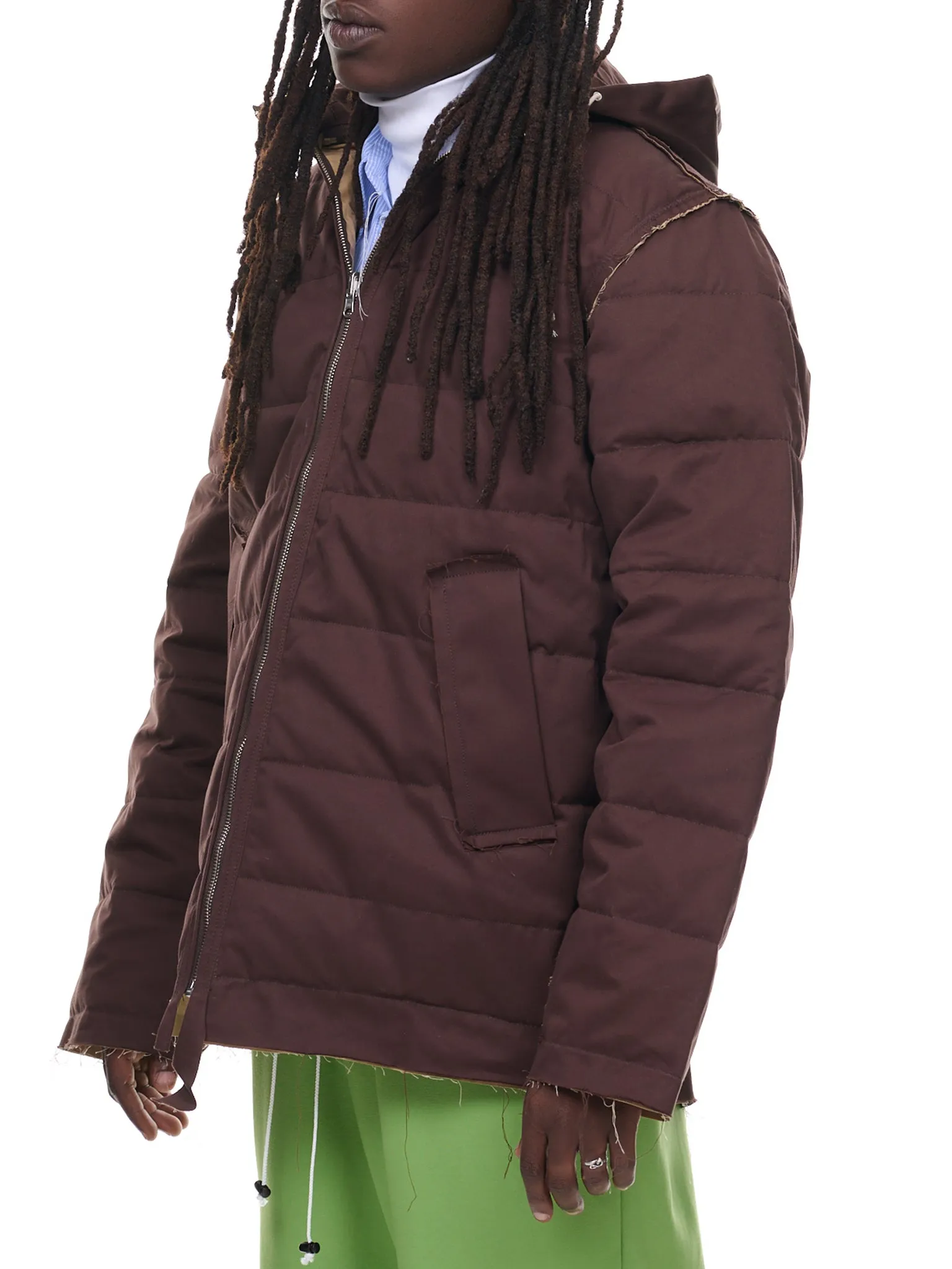 Puffer Jacket (14-10-08-01-BROWN-BEIGE)