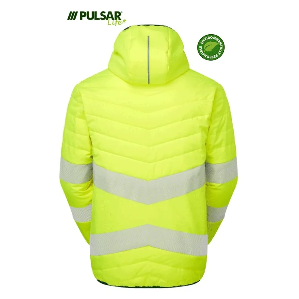 Pulsar Life LFE912 GRS Hi-Vis Reversible Puffer Jacket