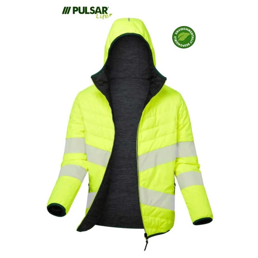 Pulsar Life LFE912 GRS Hi-Vis Reversible Puffer Jacket