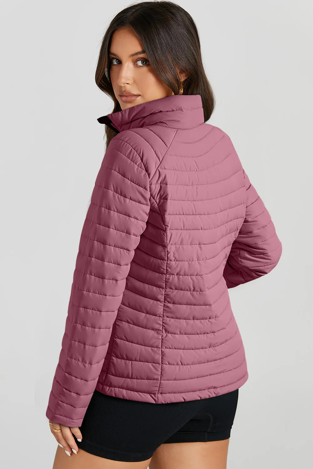 Quilted Zip-up Puffer Jacket: For When You Want to Stay Warm as Hell, Look Hot as Hell