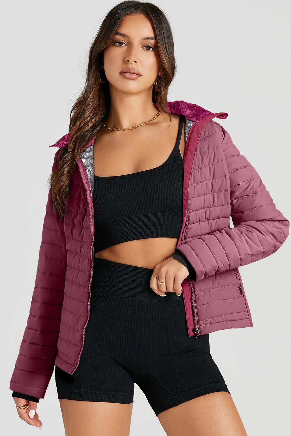 Quilted Zip-up Puffer Jacket: For When You Want to Stay Warm as Hell, Look Hot as Hell