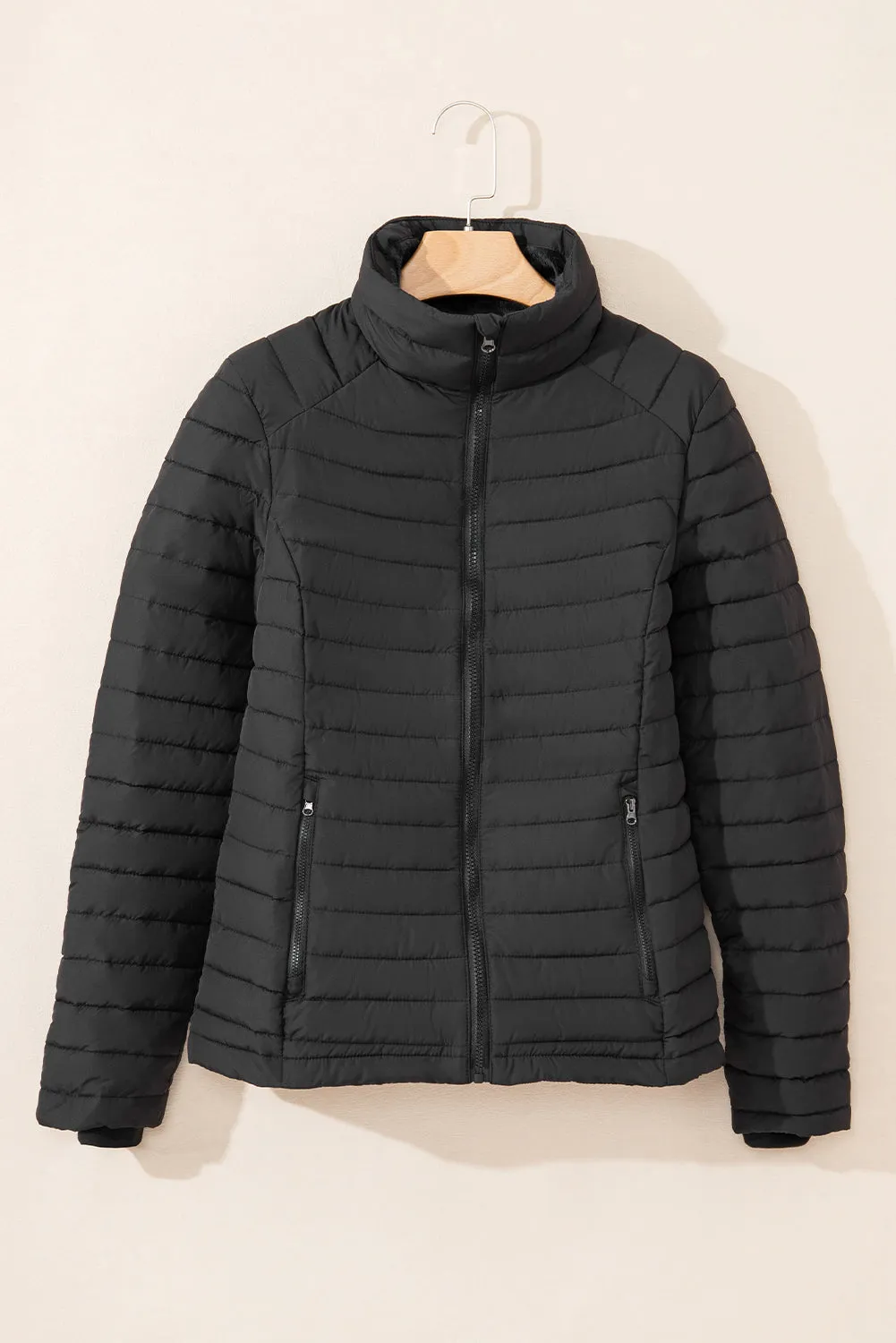 Quilted Zip-up Puffer Jacket: For When You Want to Stay Warm as Hell, Look Hot as Hell