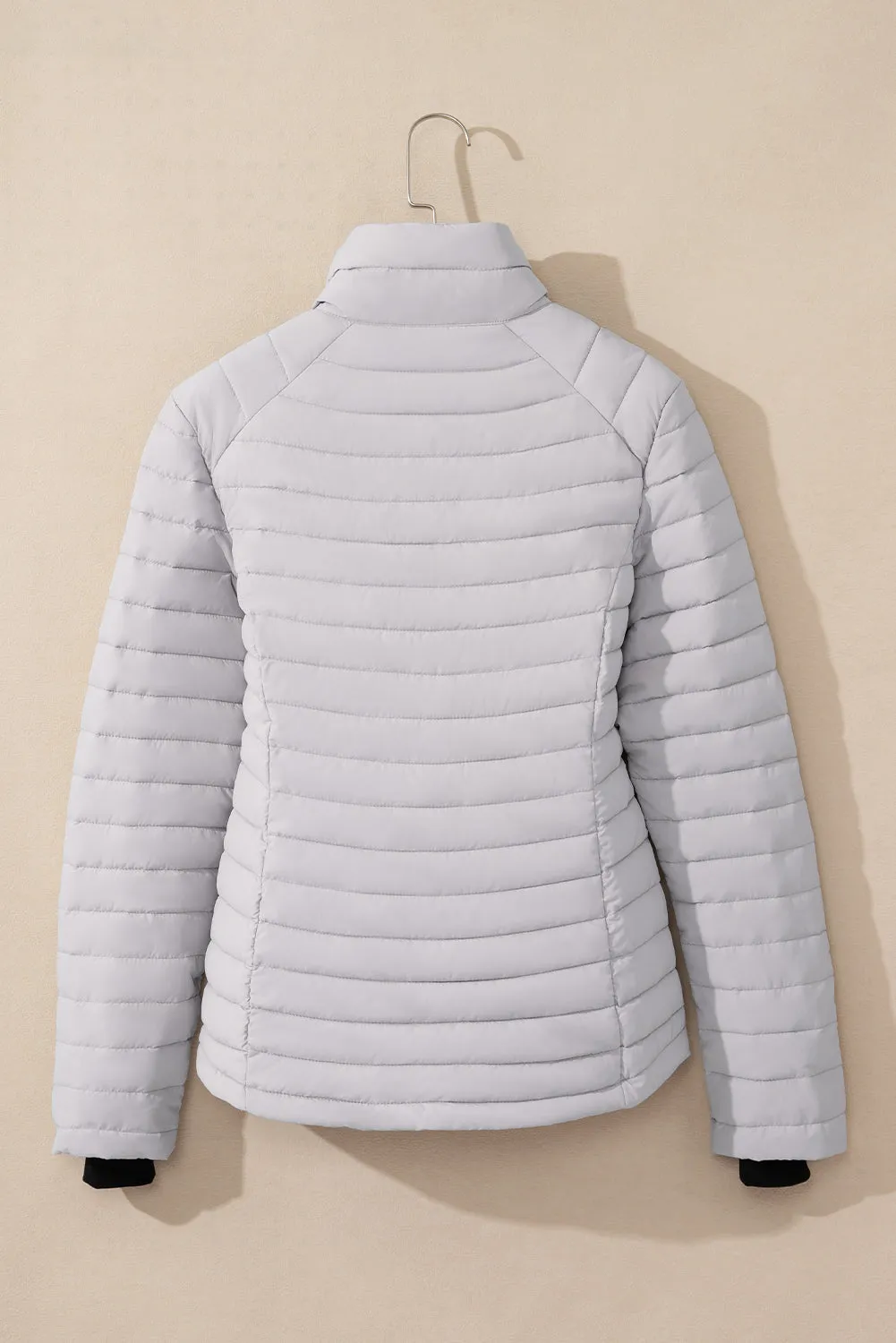 Quilted Zip-up Puffer Jacket: For When You Want to Stay Warm as Hell, Look Hot as Hell