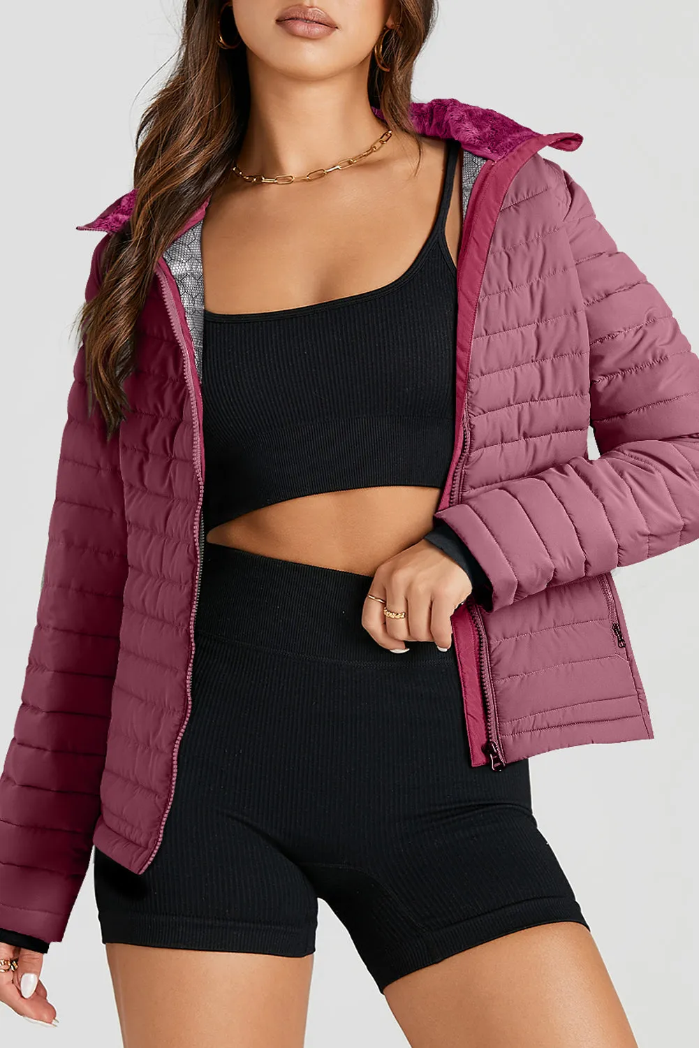 Quilted Zip-up Puffer Jacket: For When You Want to Stay Warm as Hell, Look Hot as Hell