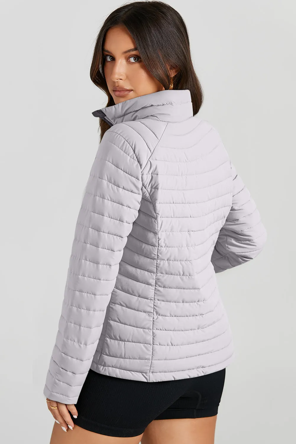 Quilted Zip-up Puffer Jacket: For When You Want to Stay Warm as Hell, Look Hot as Hell