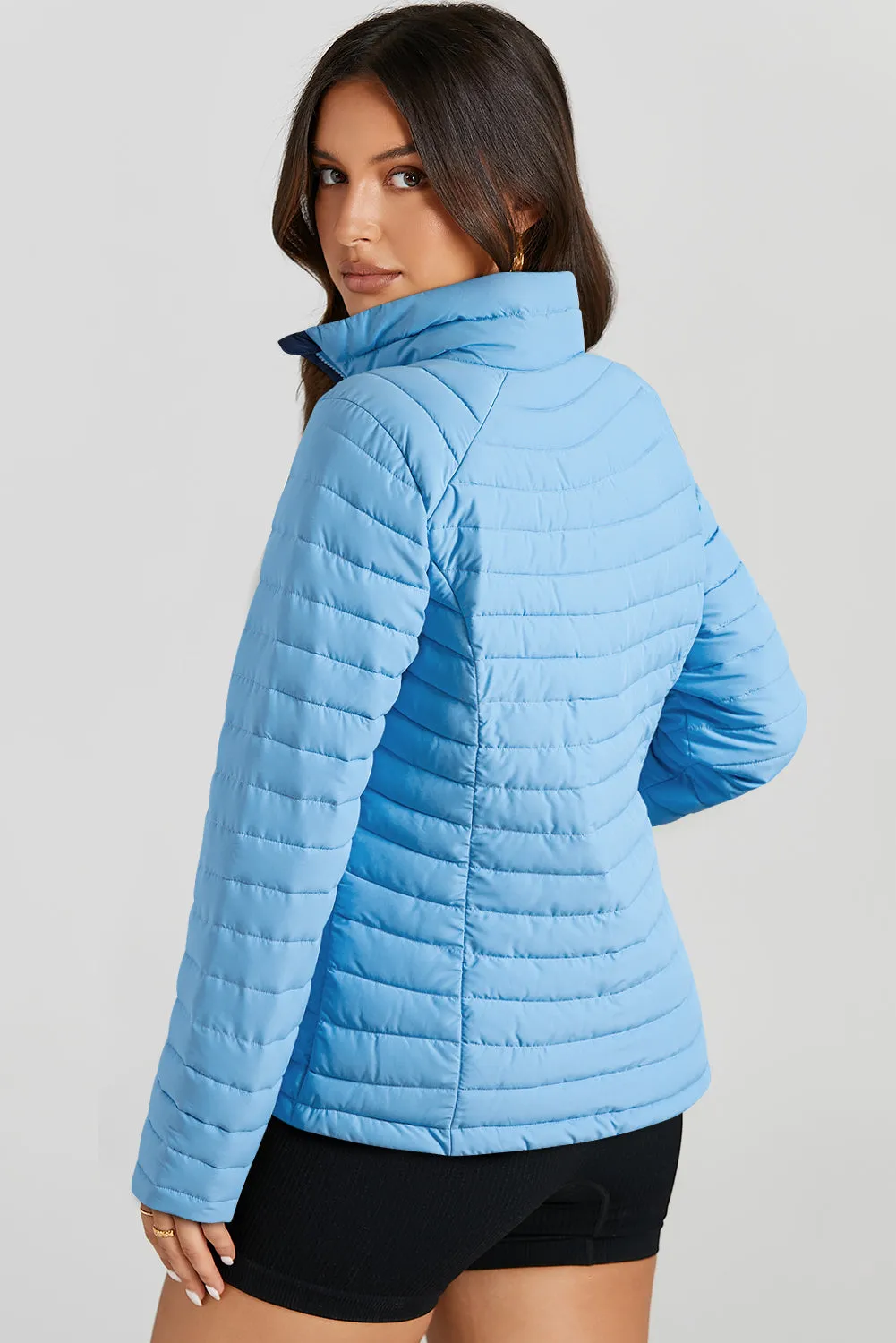 Quilted Zip-up Puffer Jacket: For When You Want to Stay Warm as Hell, Look Hot as Hell