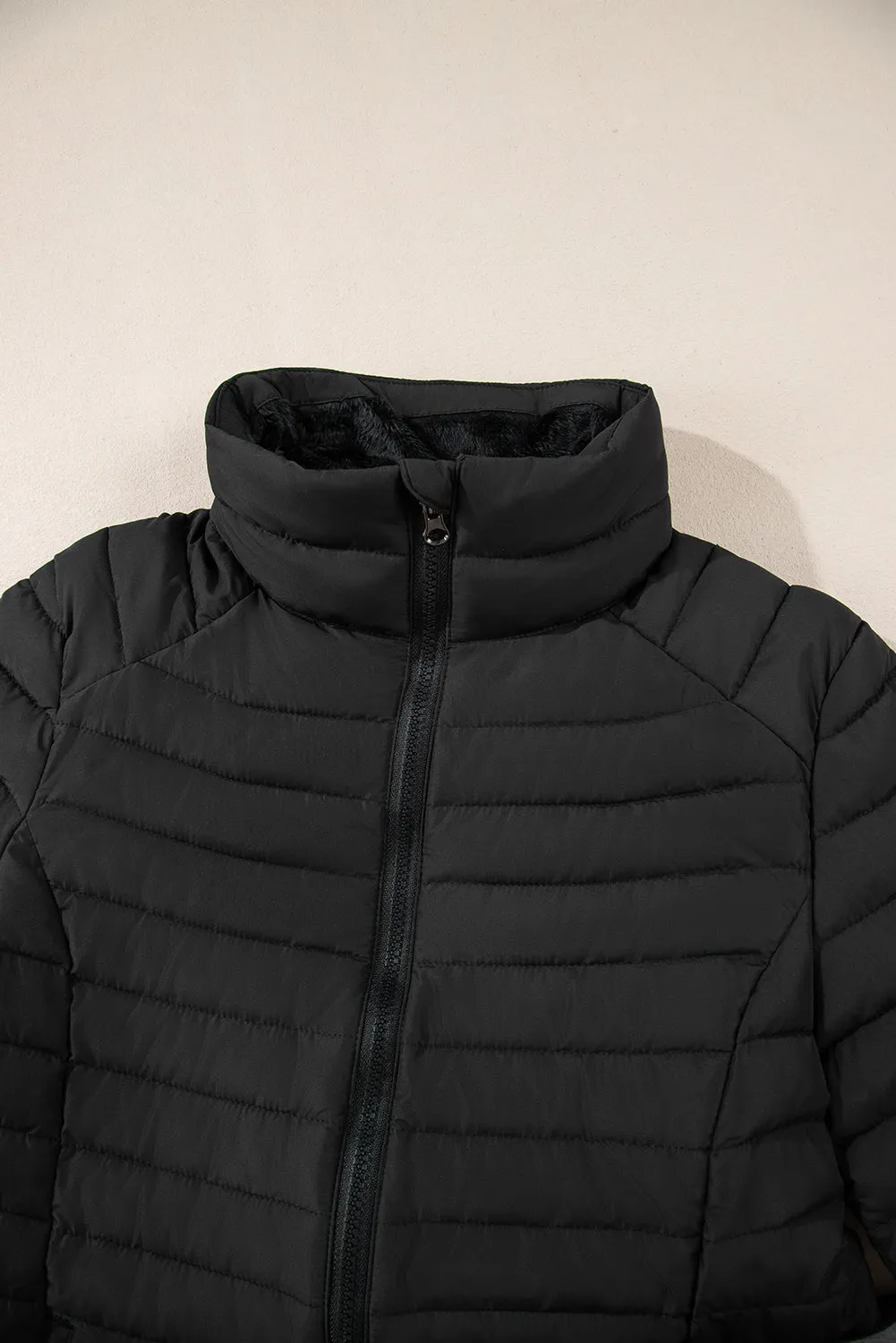 Quilted Zip-up Puffer Jacket: For When You Want to Stay Warm as Hell, Look Hot as Hell