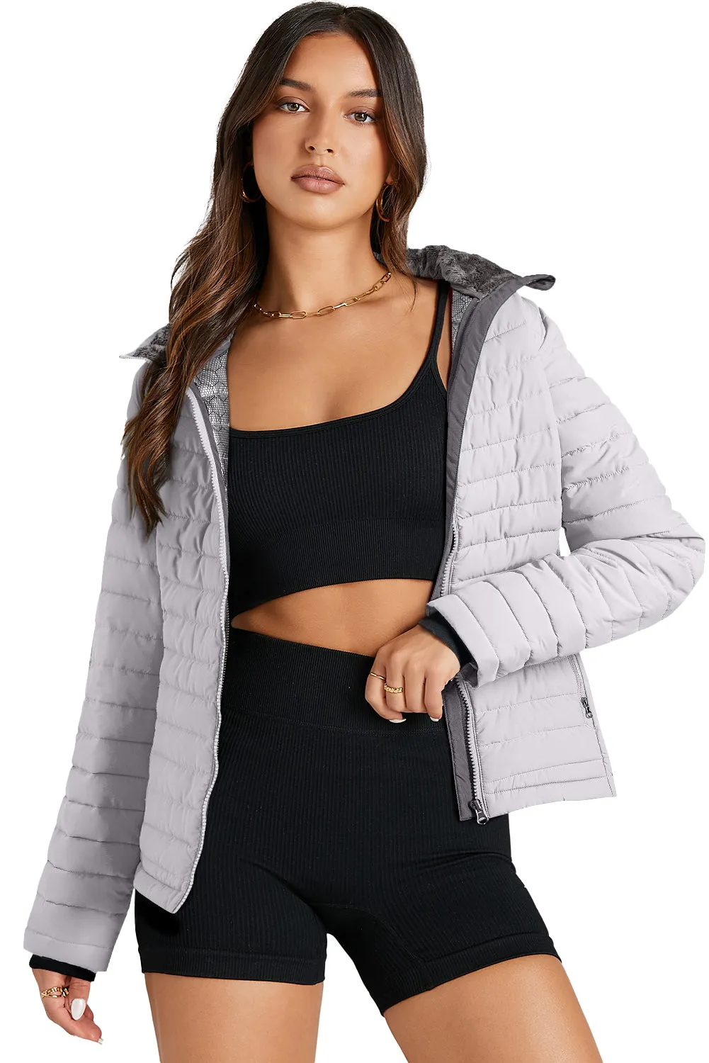 Quilted Zip-up Puffer Jacket: For When You Want to Stay Warm as Hell, Look Hot as Hell