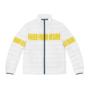 "Freed From Desire" 90s Puffer Jacket - Iconic Nineties Pop Culture Merchandise