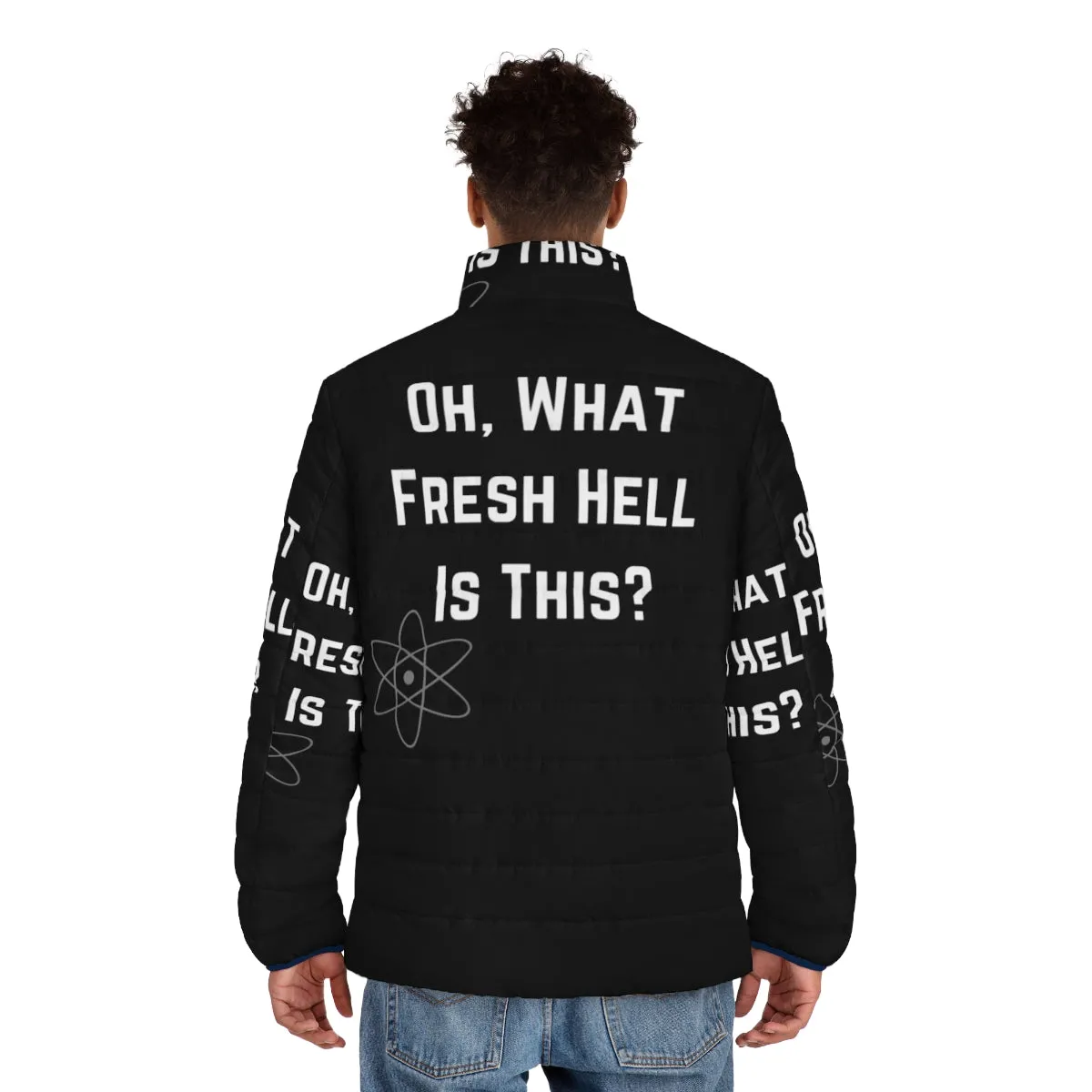 "Fresh Hell Theory" Big Bang Theory Puffer Jacket