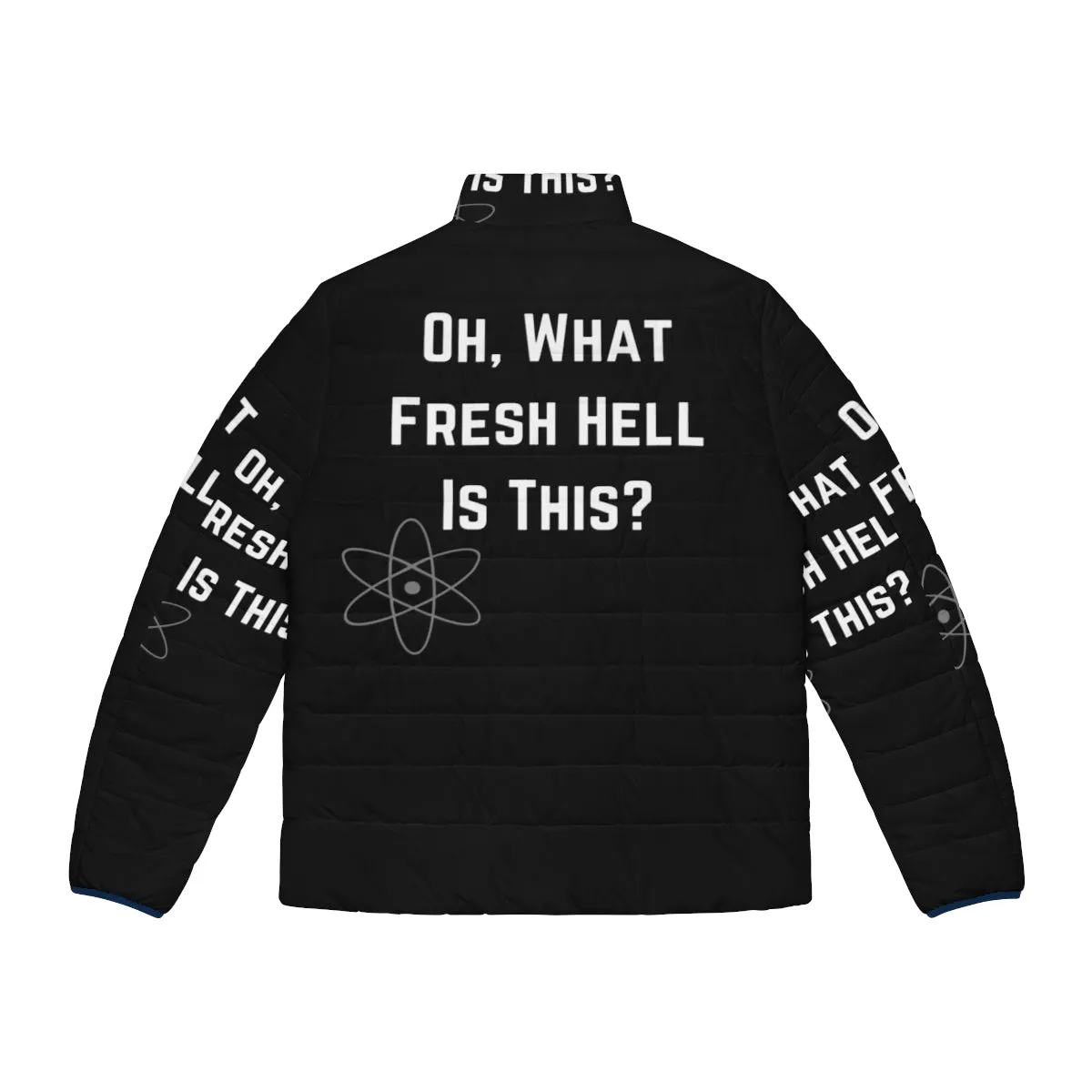 "Fresh Hell Theory" Big Bang Theory Puffer Jacket