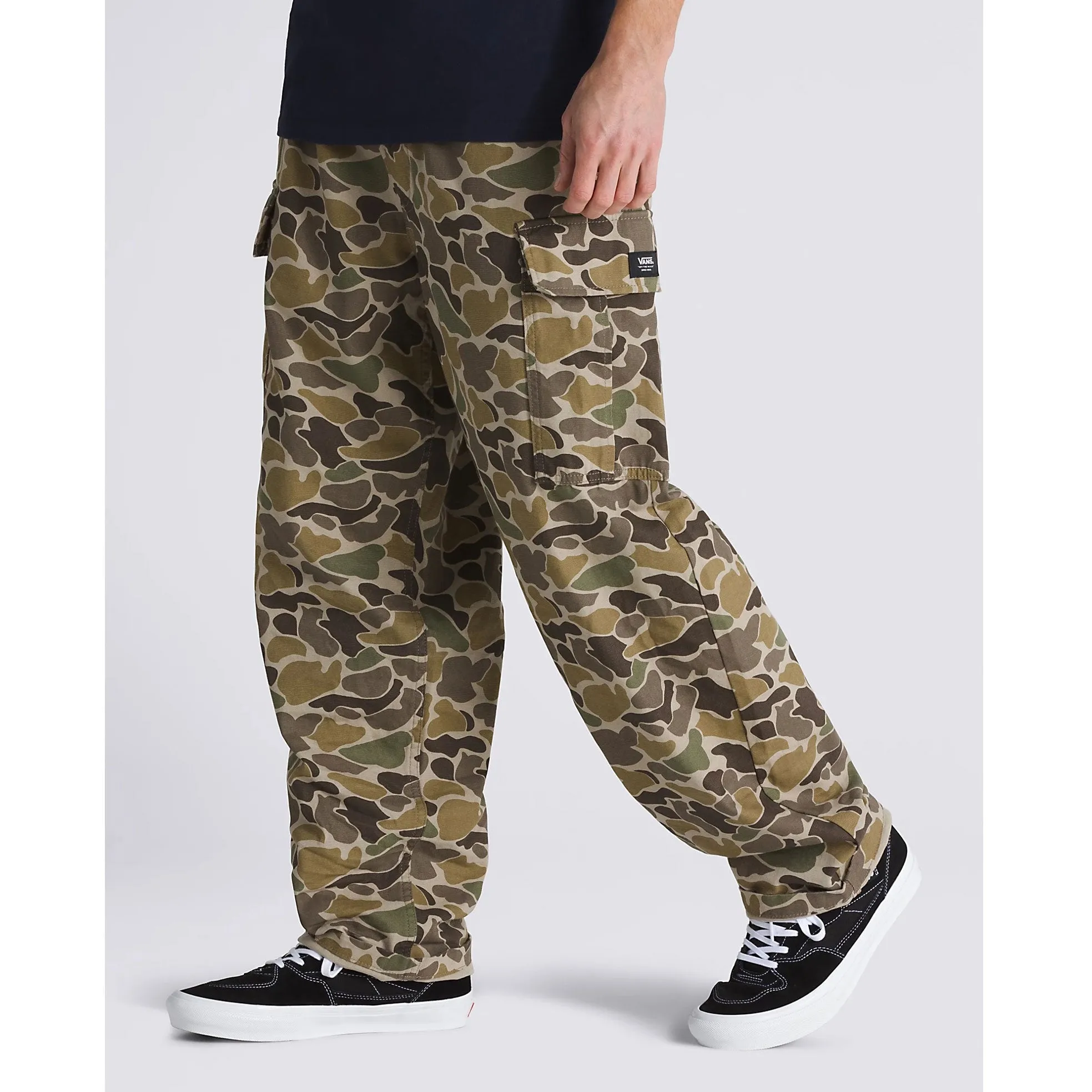 Range Cargo Baggy Tapered Elastic Waist Pants