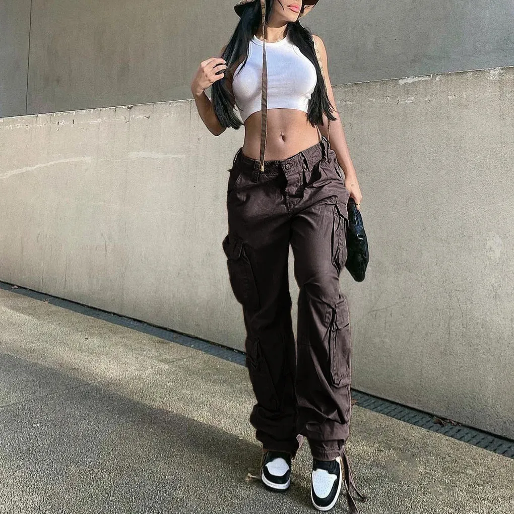 Retro Straight-Leg Cargo Pant