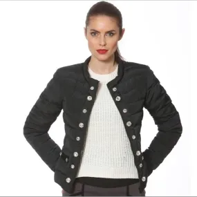 Rhinestone Trim Jacket