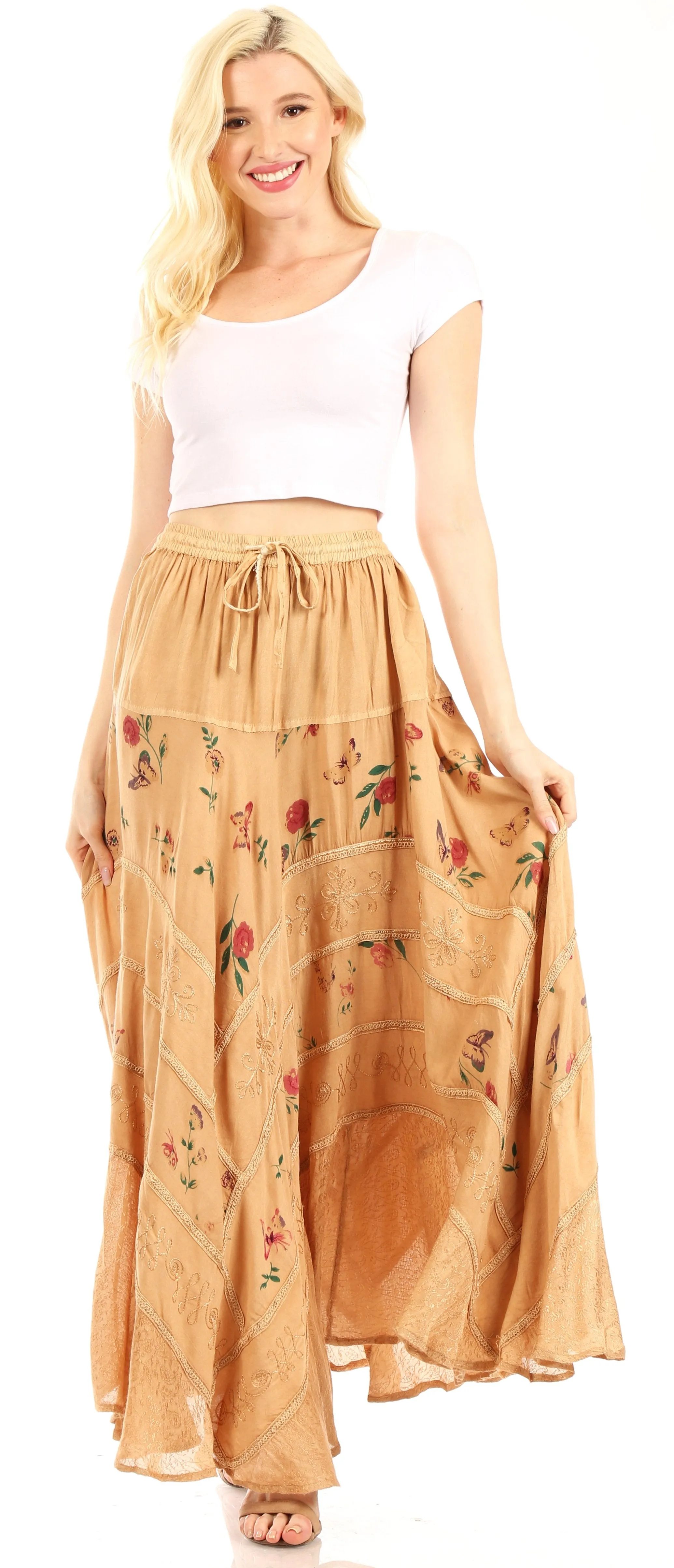 Sakkas Moon Dance Gypsy Boho Skirt