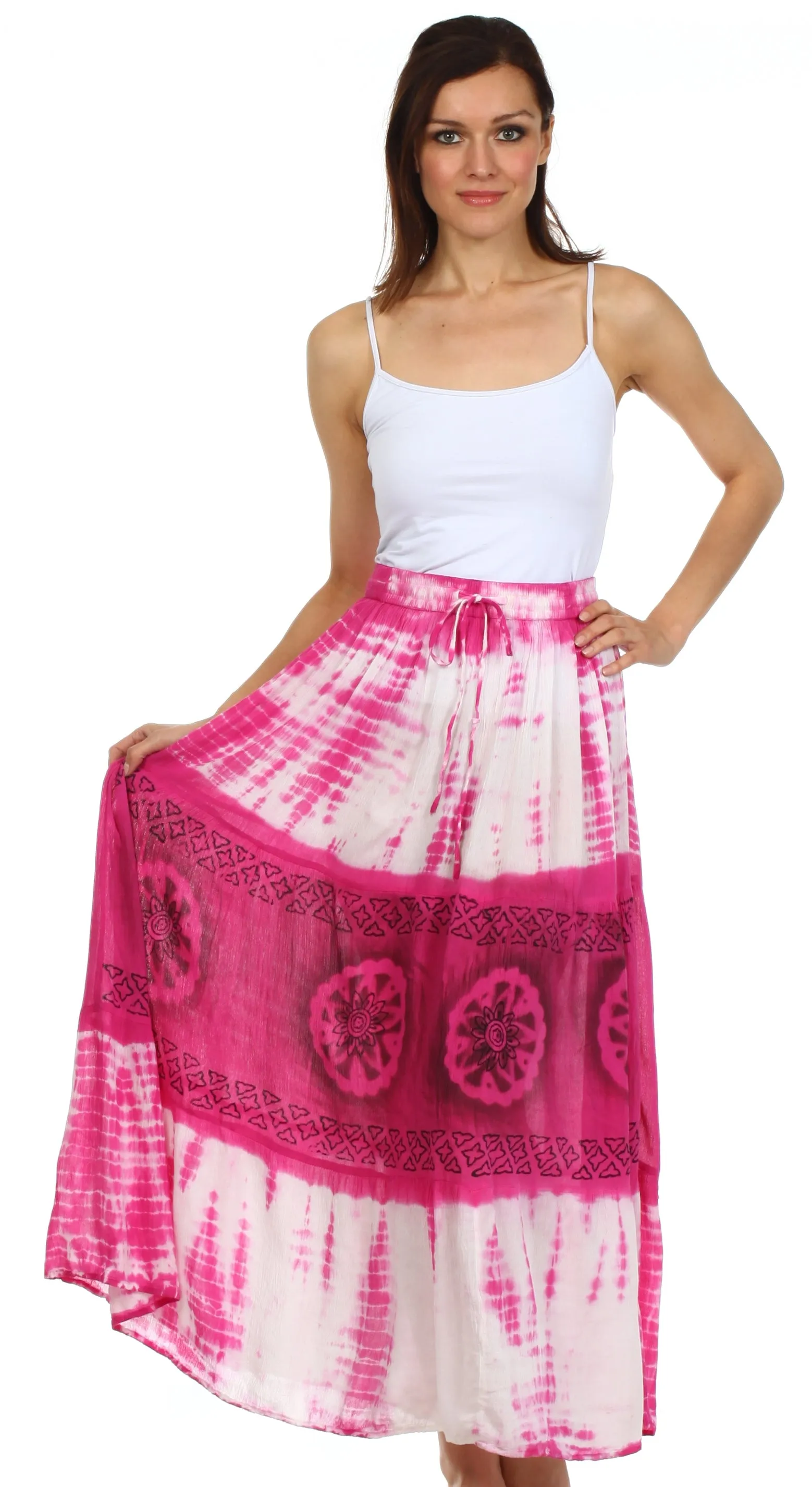 Sakkas Trinity Gypsy Boho Gauzy Skirt